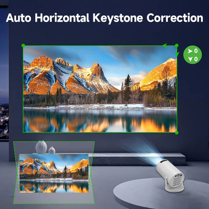 Mag Projector HY300 Cube Pro M5 – 4K & 1080P Portable Cinema | Bluetooth | For iPhone & Android