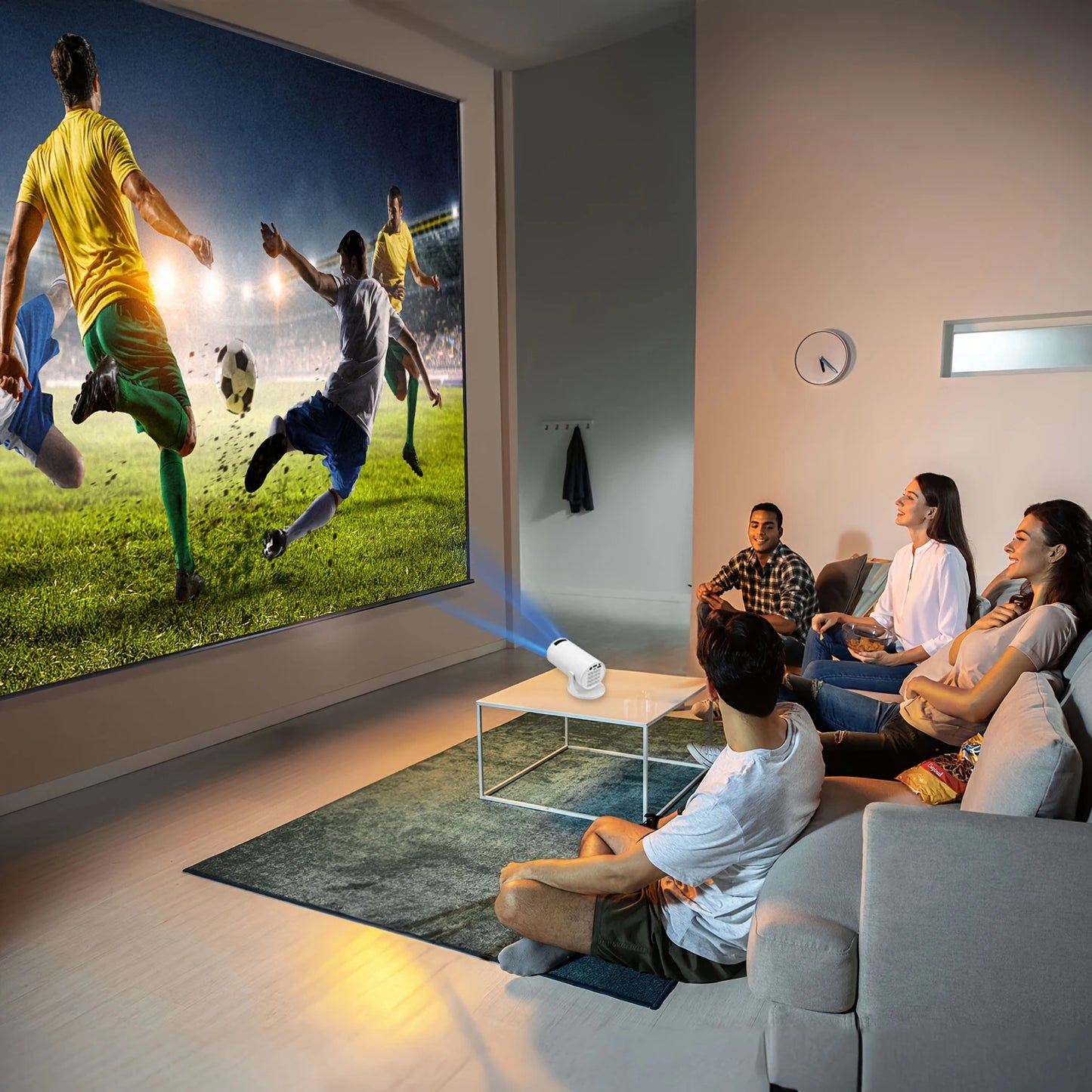 Mag Projector HY300 Cube Pro M5 – 4K & 1080P Portable Cinema | Bluetooth | For iPhone & Android