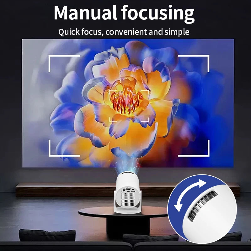 Mag Projector HY300 Cube Pro M5 – 4K & 1080P Portable Cinema | Bluetooth | For iPhone & Android